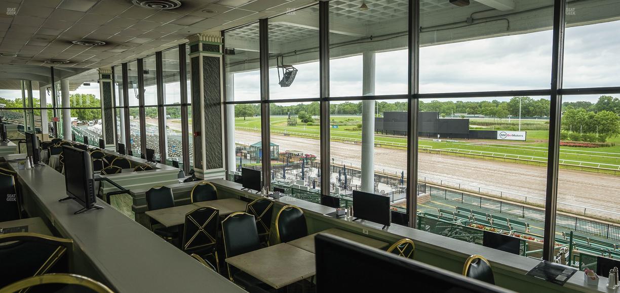 Monmouth Park - Section Dining Club Table 33 Seat View