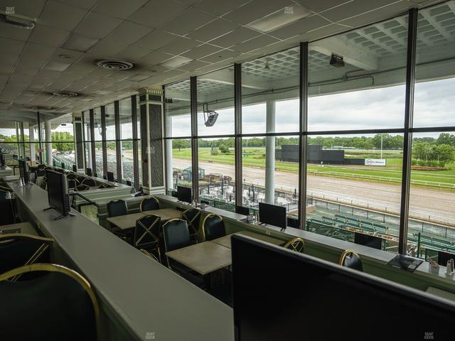 Monmouth Park - Section Dining Club Table 33 Seat View