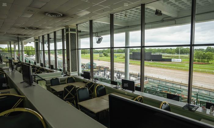 Monmouth Park - Section Dining Club Table 33 Seat View