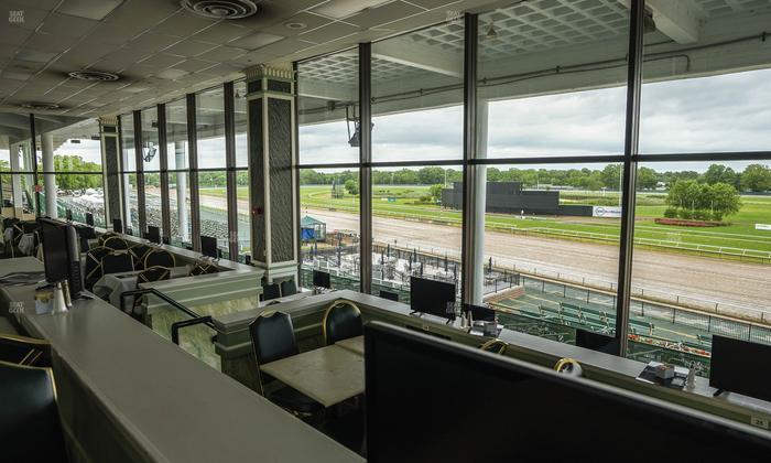 Monmouth Park - Section Dining Club Table 34 Seat View