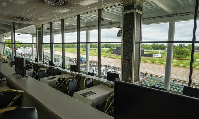 Monmouth Park - Section Dining Club Table 36 Seat View