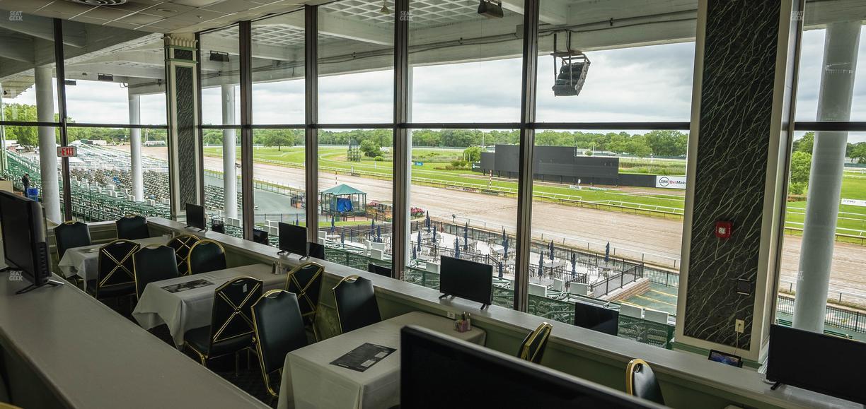 Monmouth Park - Section Dining Club Table 37 Seat View