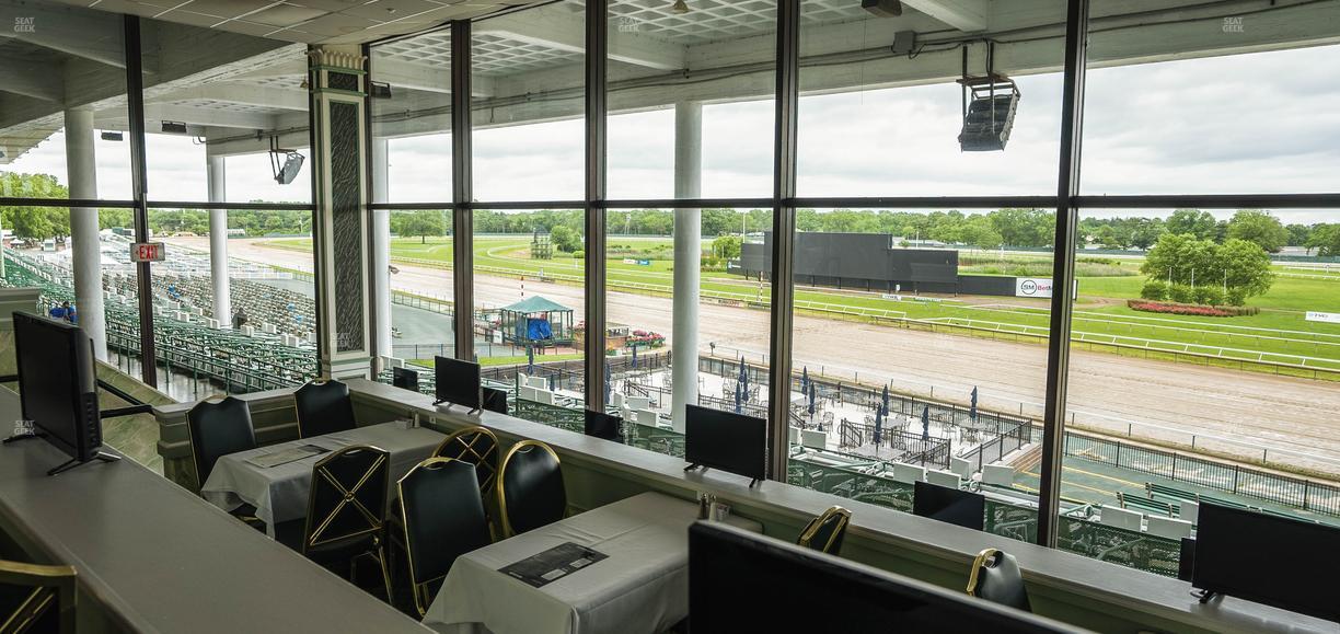 Monmouth Park - Section Dining Club Table 38 Seat View