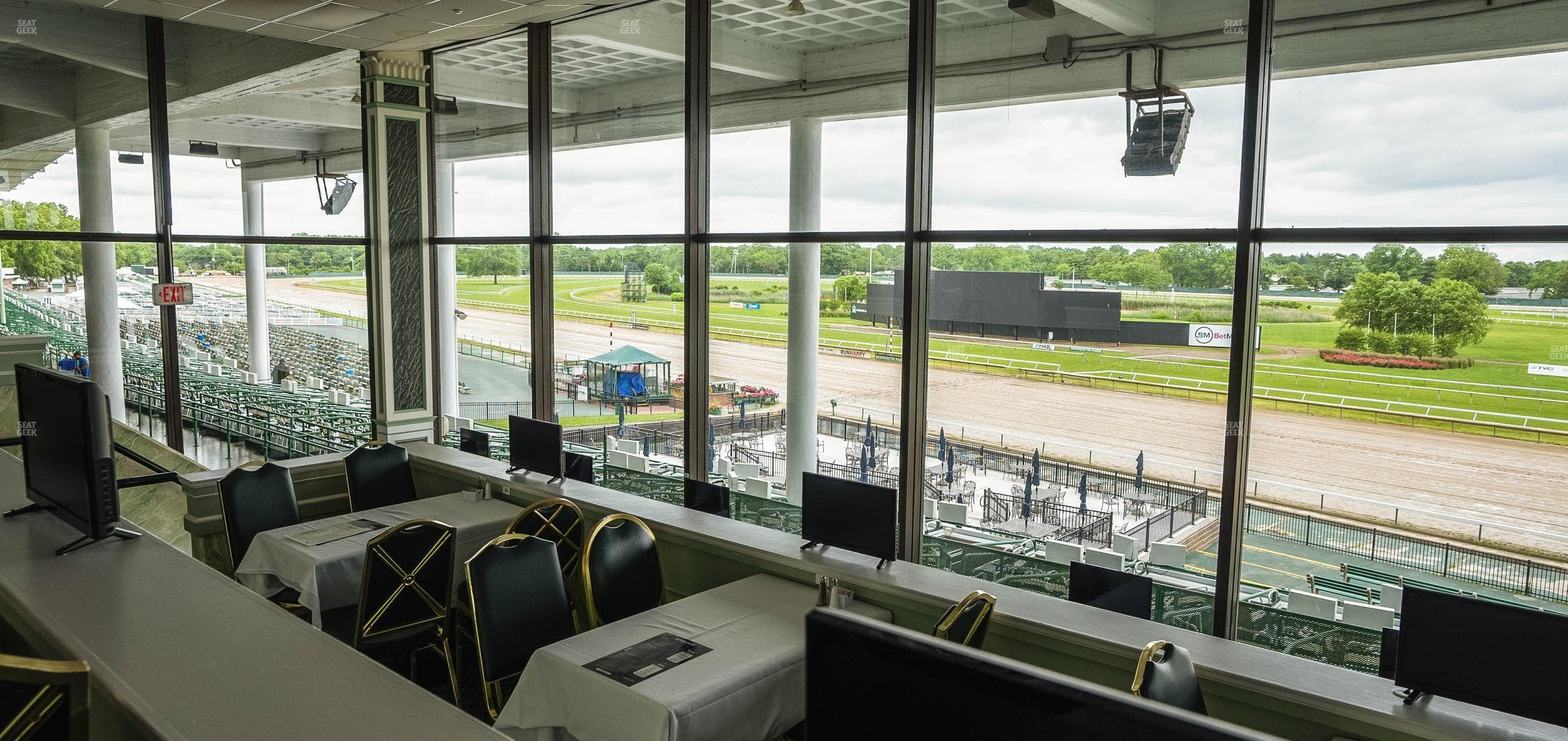 Monmouth Park - Section Dining Club Table 38 Seat View