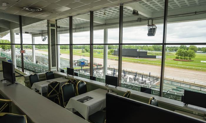 Monmouth Park - Section Dining Club Table 38 Seat View