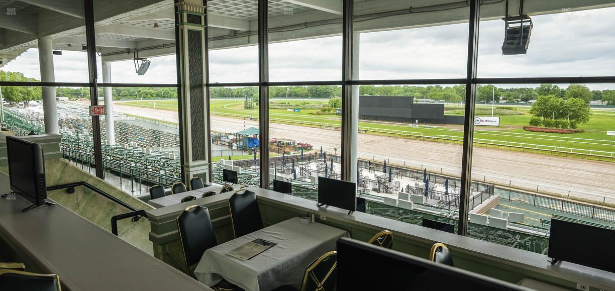 Monmouth Park - Section Dining Club Table 39 Seat View