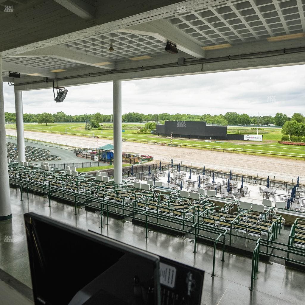 Monmouth Park - Section Dining Club Table 43 Seat View