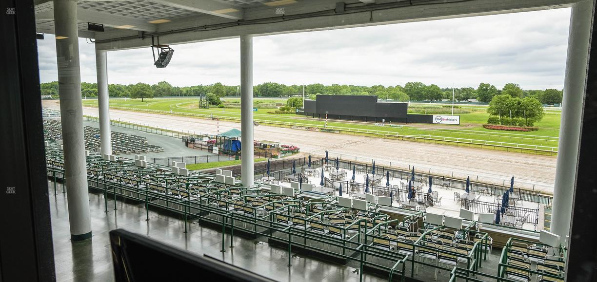 Monmouth Park - Section Dining Club Table 43 Seat View