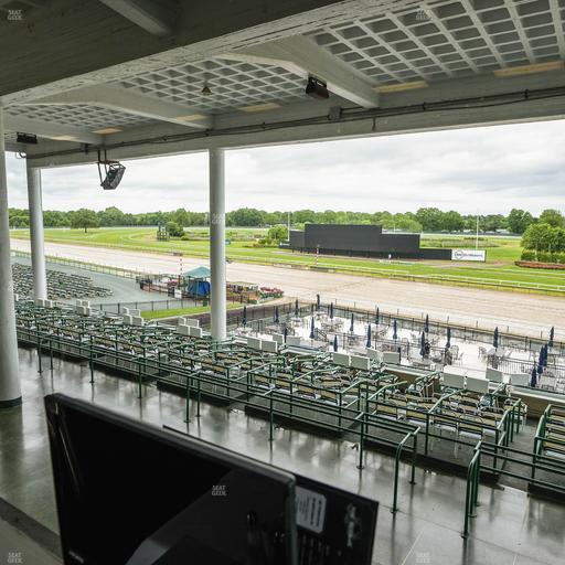 Monmouth Park - Section Dining Club Table 43 Seat View