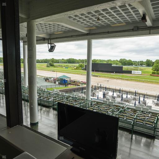 Monmouth Park - Section Dining Club Table 45 Seat View