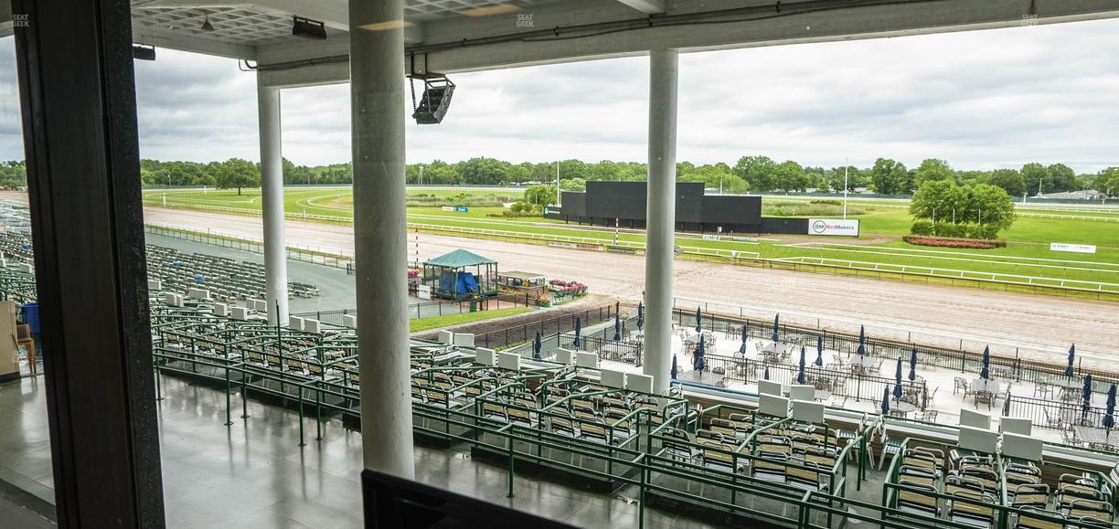 Monmouth Park - Section Dining Club Table 46 Seat View