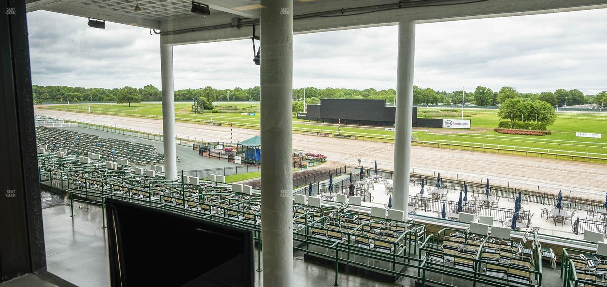 Monmouth Park - Section Dining Club Table 47 Seat View