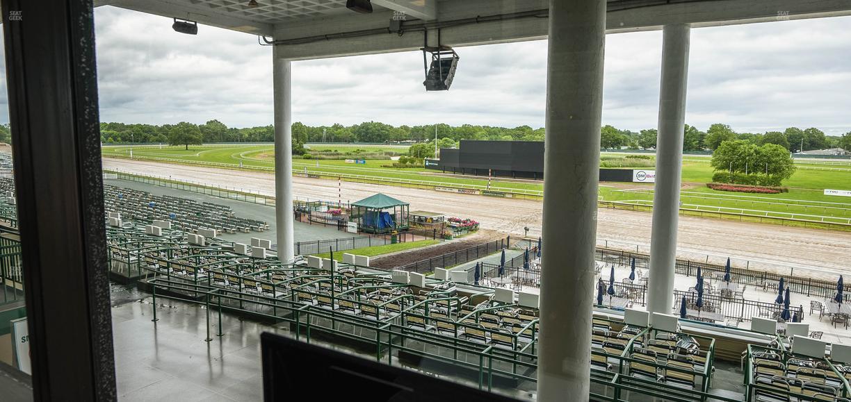 Monmouth Park - Section Dining Club Table 48 Seat View