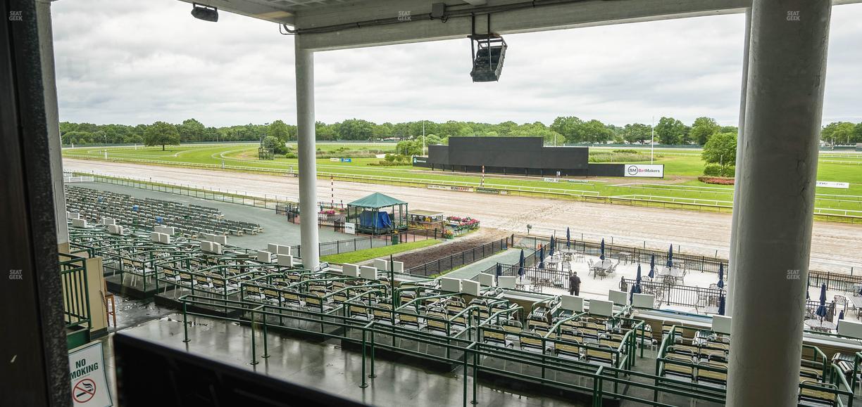 Monmouth Park - Section Dining Club Table 49 Seat View
