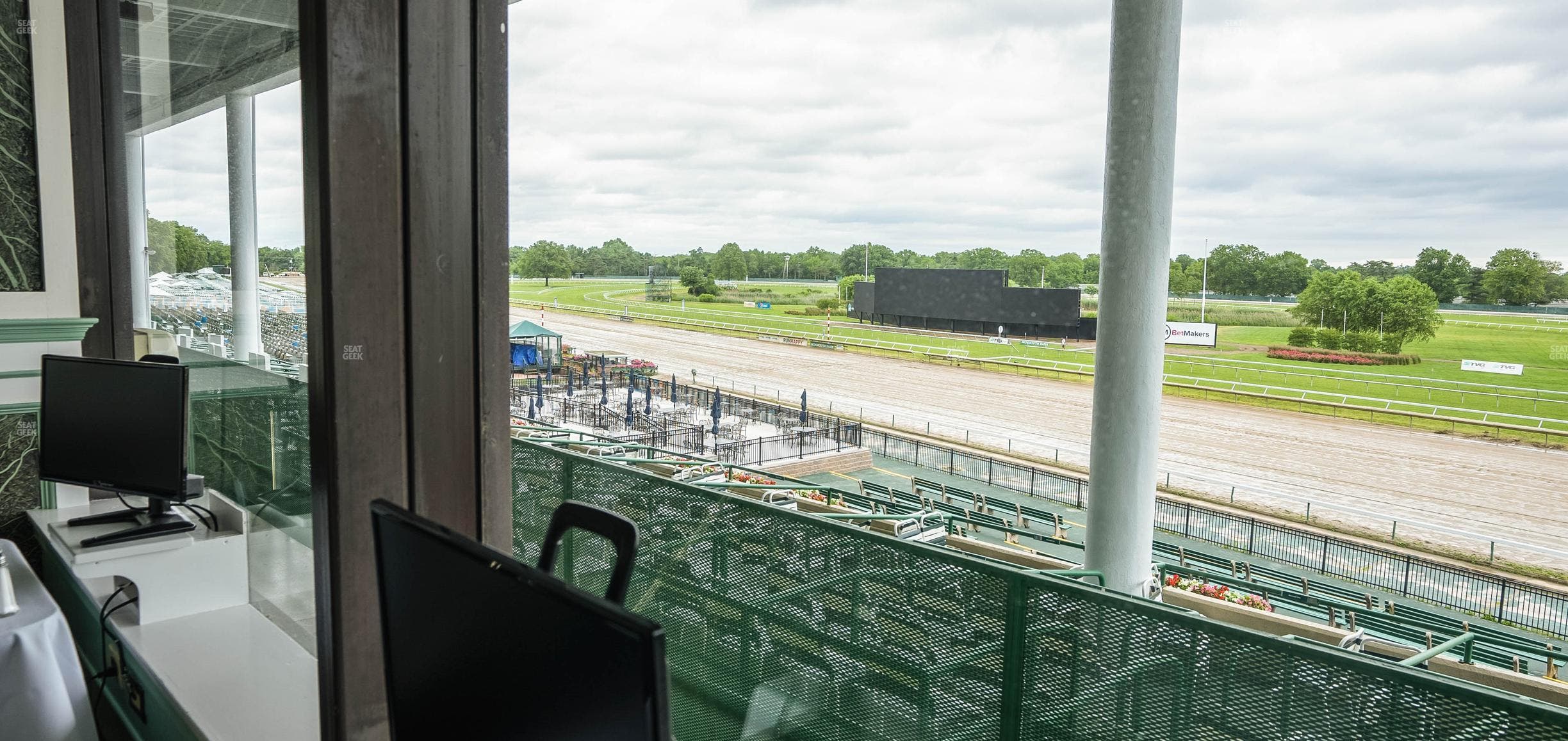 Monmouth Park - Section Dining Club Table 5 Seat View