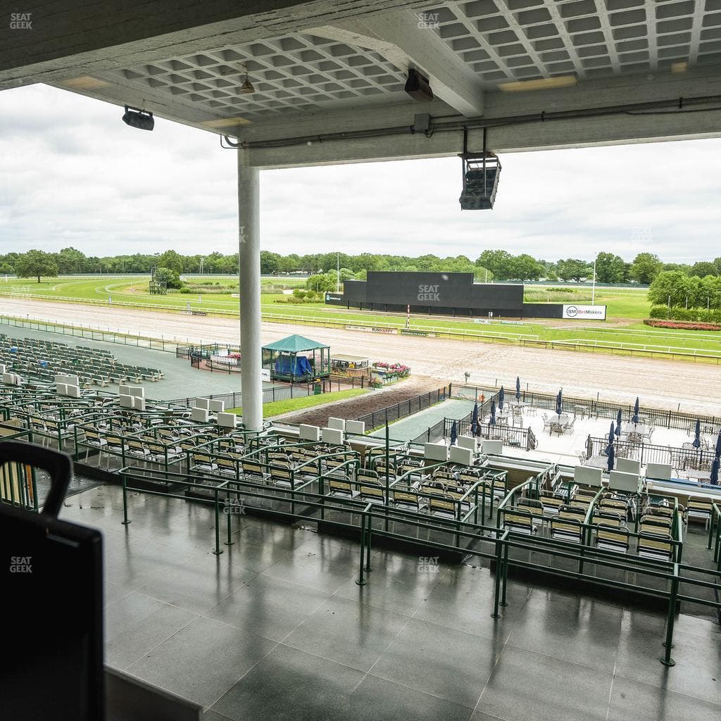 Monmouth Park - Section Dining Club Table 50 Seat View