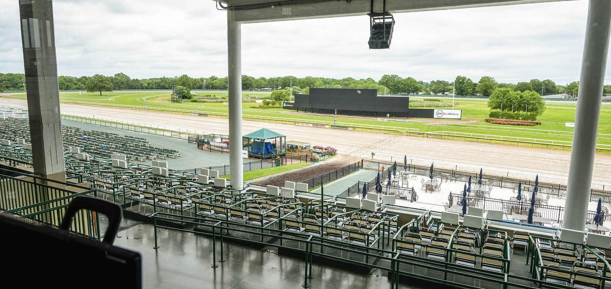 Monmouth Park - Section Dining Club Table 50 Seat View