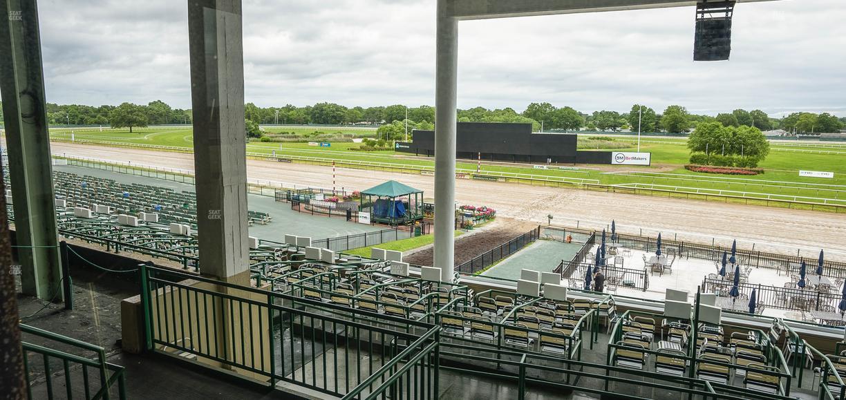 Monmouth Park - Section Dining Club Table 52 Seat View