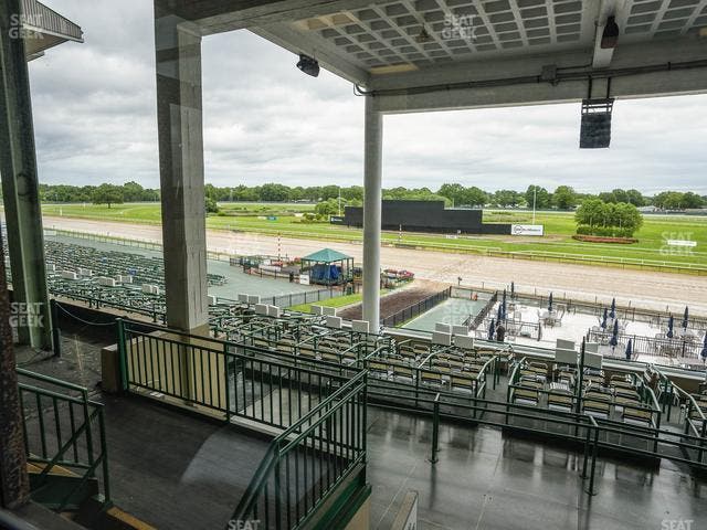 Monmouth Park - Section Dining Club Table 52 Seat View