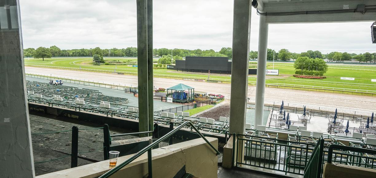 Monmouth Park - Section Dining Club Table 53 Seat View