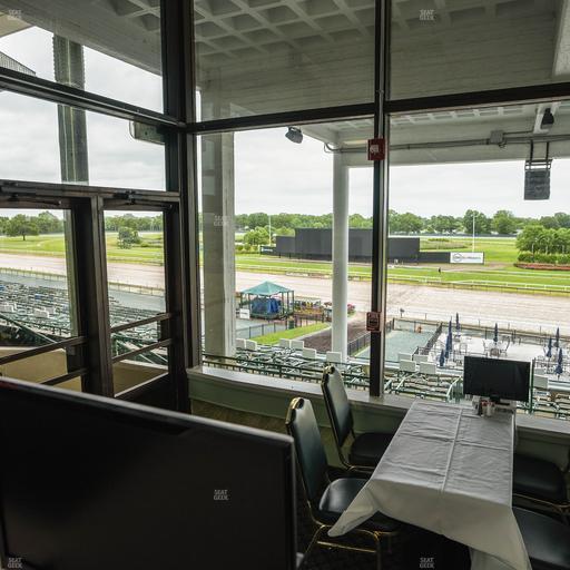 Monmouth Park - Section Dining Club Table 55 Seat View