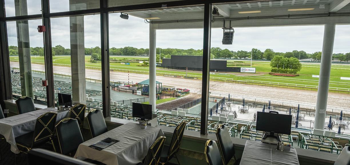 Monmouth Park - Section Dining Club Table 56 Seat View