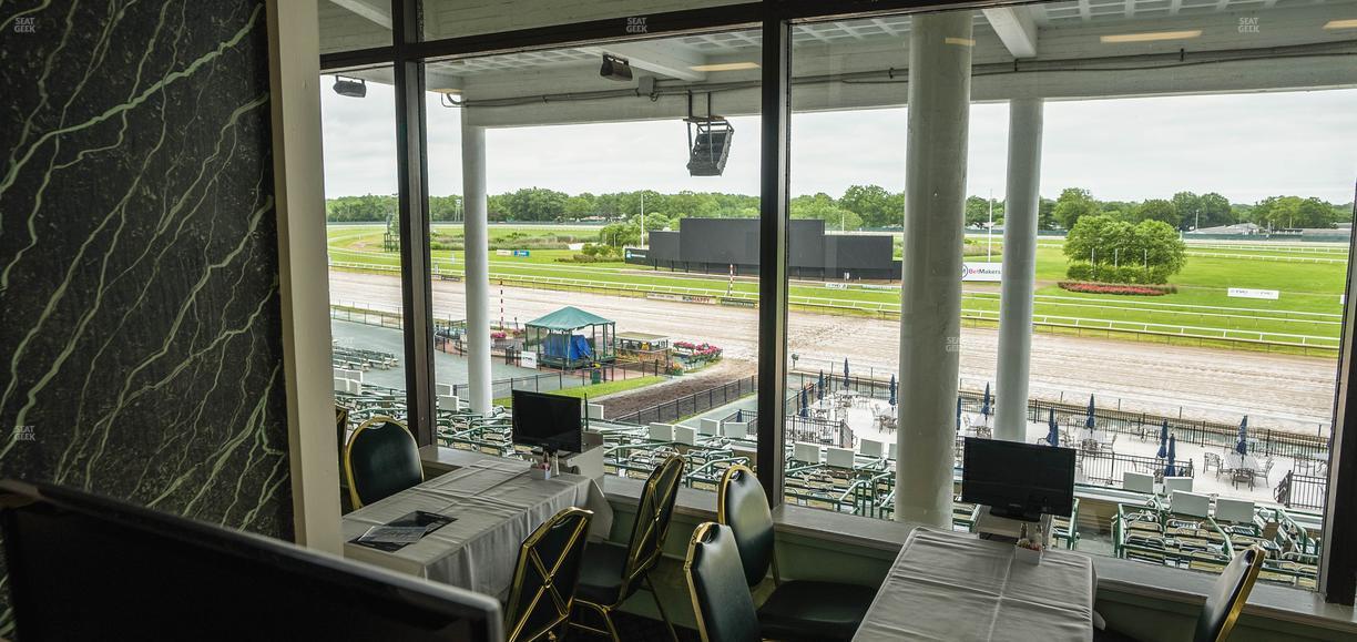 Monmouth Park - Section Dining Club Table 58 Seat View