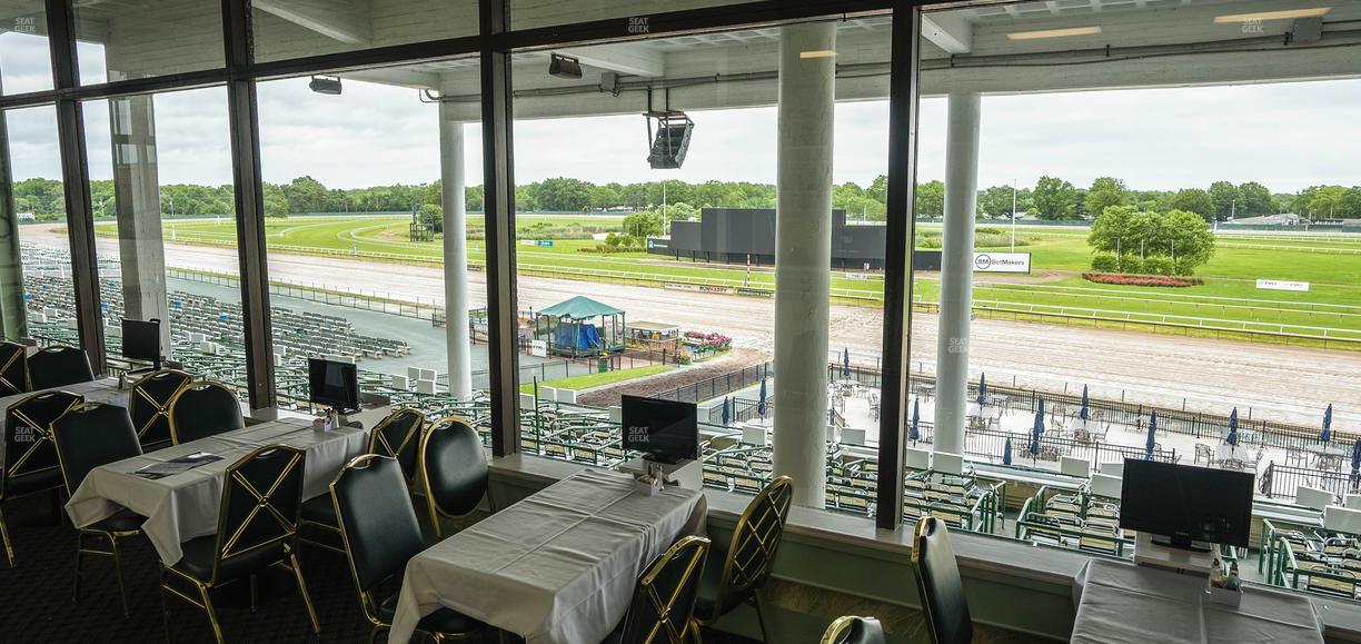 Monmouth Park - Section Dining Club Table 59 Seat View