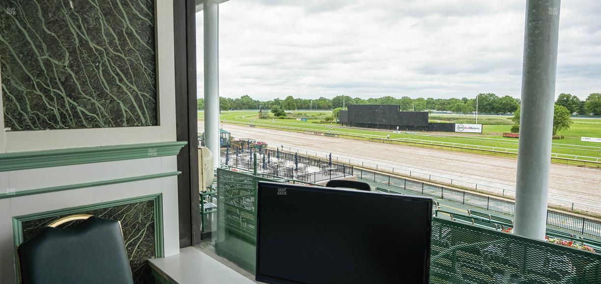 Monmouth Park - Section Dining Club Table 6 Seat View