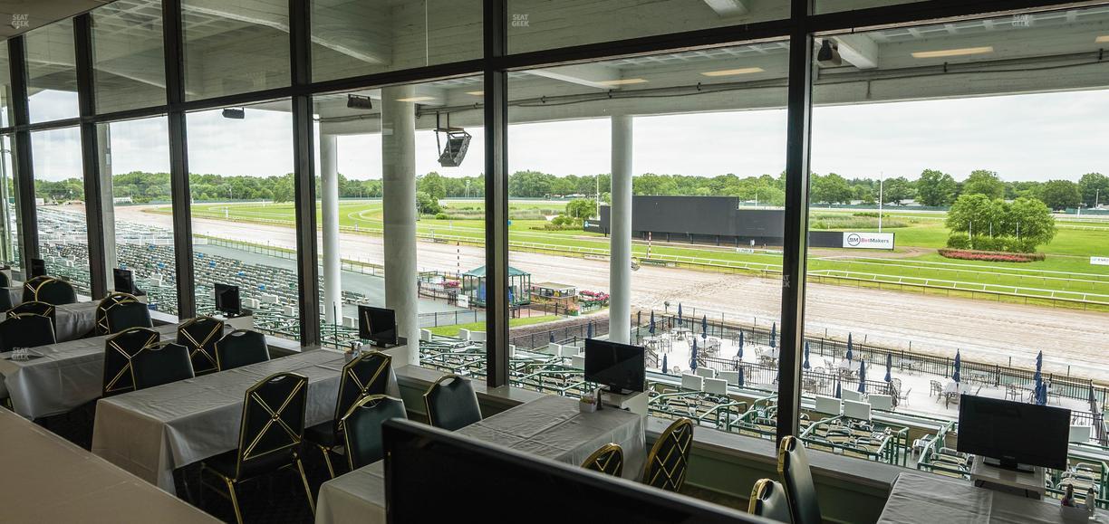 Monmouth Park - Section Dining Club Table 61 Seat View
