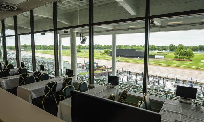 Monmouth Park - Section Dining Club Table 61 Seat View