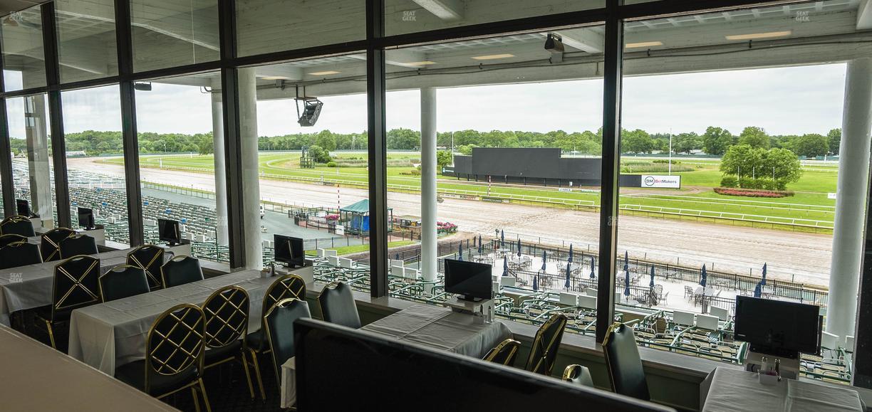 Monmouth Park - Section Dining Club Table 62 Seat View