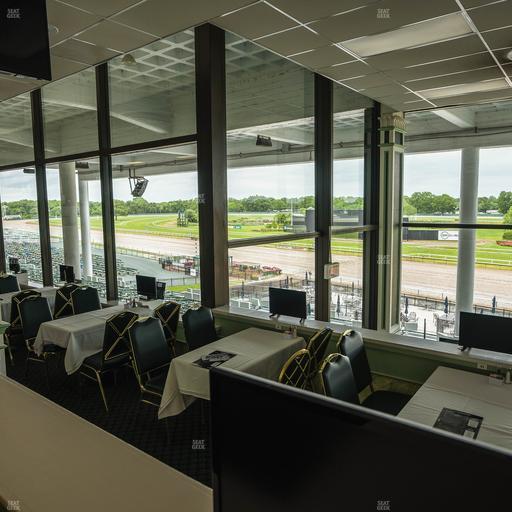 Monmouth Park - Section Dining Club Table 64 Seat View
