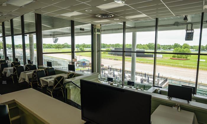 Monmouth Park - Section Dining Club Table 65 Seat View