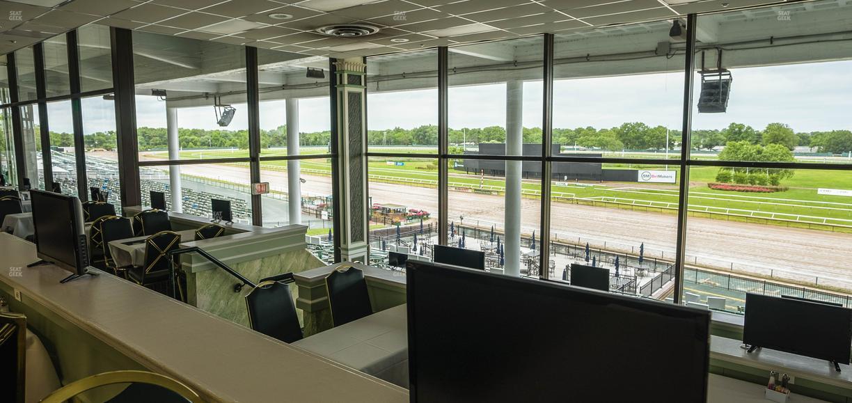 Monmouth Park - Section Dining Club Table 66 Seat View