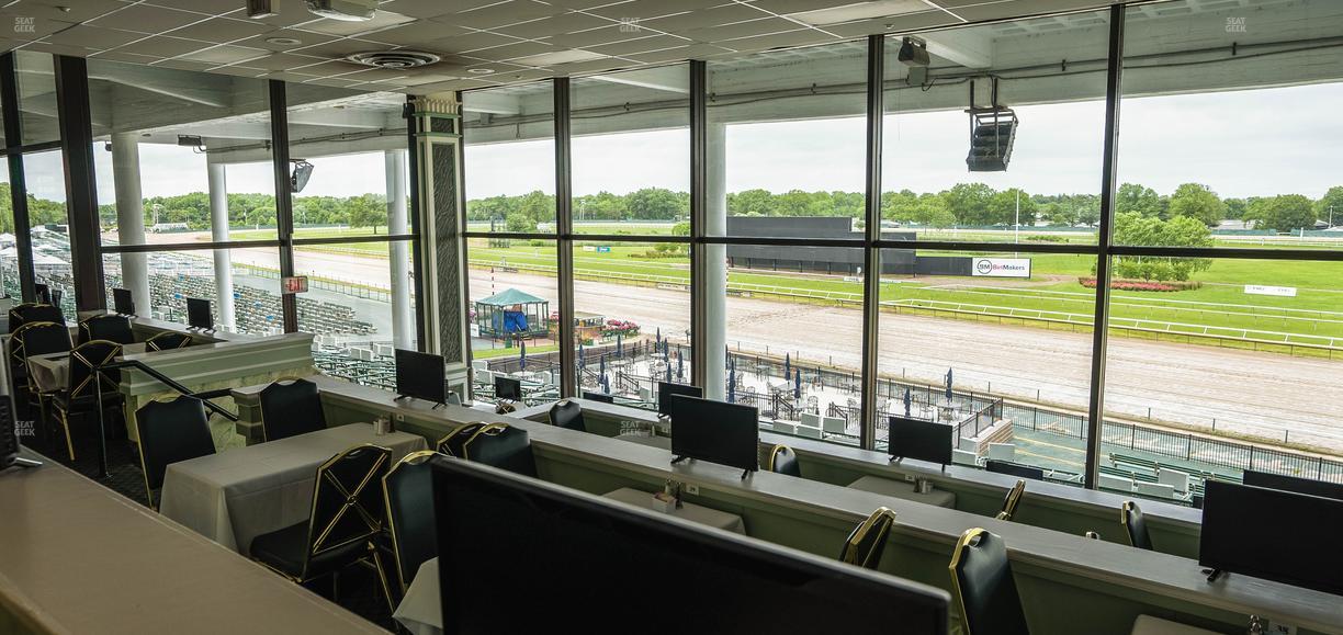 Monmouth Park - Section Dining Club Table 67 Seat View