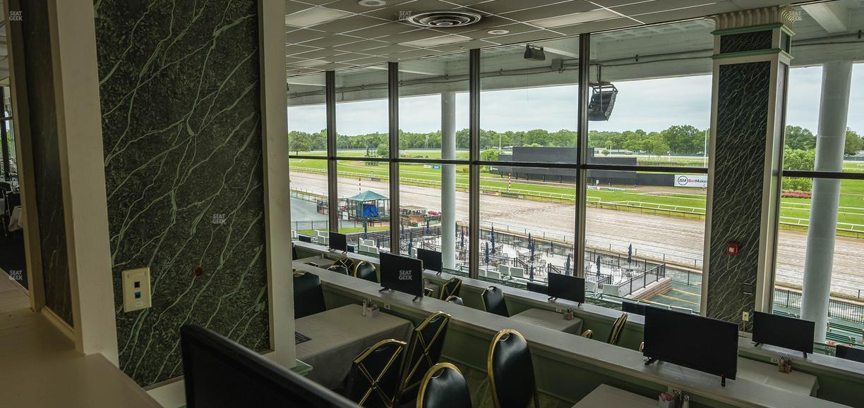 Monmouth Park - Section Dining Club Table 68 Seat View