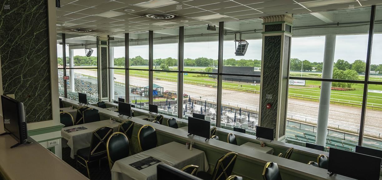 Monmouth Park - Section Dining Club Table 69 Seat View