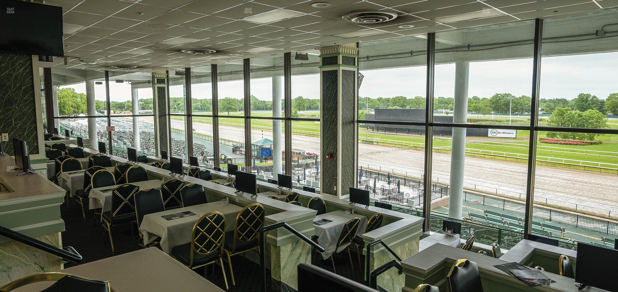 Monmouth Park - Section Dining Club Table 70 Seat View