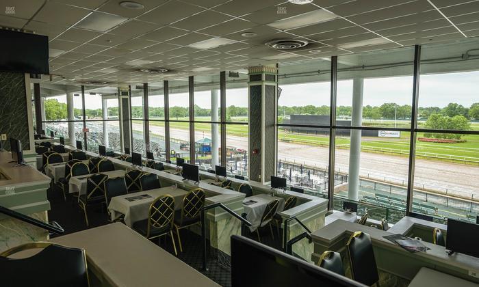 Monmouth Park - Section Dining Club Table 70 Seat View