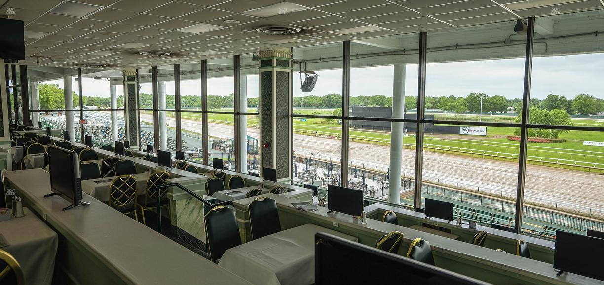 Monmouth Park - Section Dining Club Table 71 Seat View