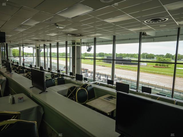 Monmouth Park - Section Dining Club Table 72 Seat View