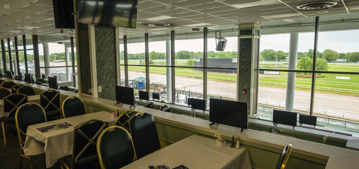 Monmouth Park - Section Dining Club Table 73 Seat View