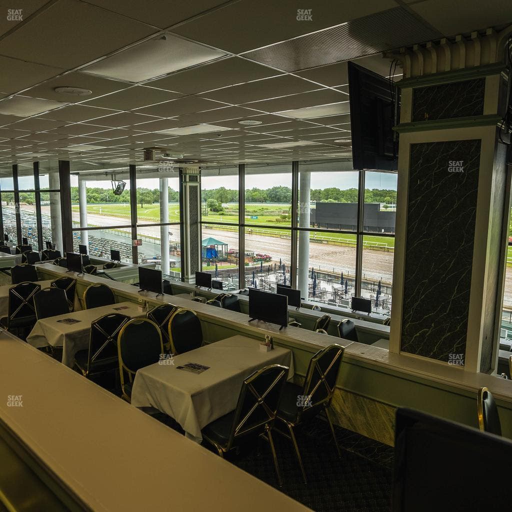 Monmouth Park - Section Dining Club Table 74 Seat View