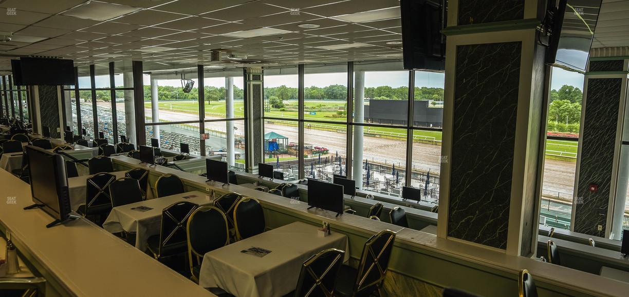 Monmouth Park - Section Dining Club Table 74 Seat View