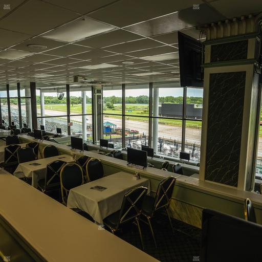 Monmouth Park - Section Dining Club Table 74 Seat View