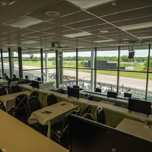 Monmouth Park - Section Dining Club Table 75 Seat View
