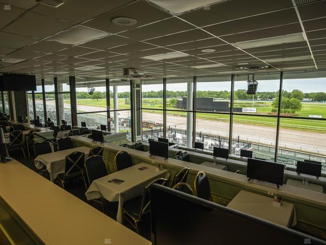 Monmouth Park - Section Dining Club Table 75 Seat View