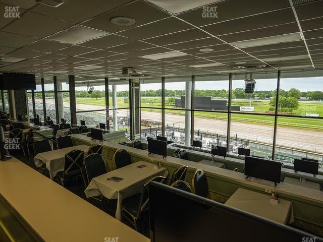 Monmouth Park - Section Dining Club Table 75 Seat View