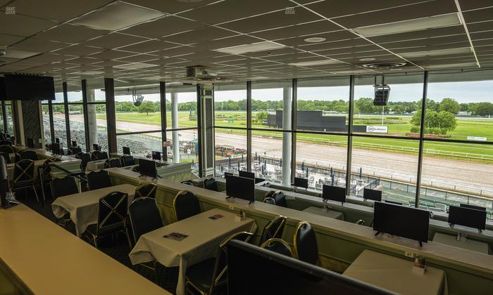 Monmouth Park - Section Dining Club Table 75 Seat View